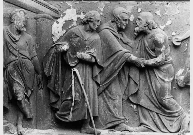 Schievelbein-Fries, Detail, Westwand Griechischer Hof