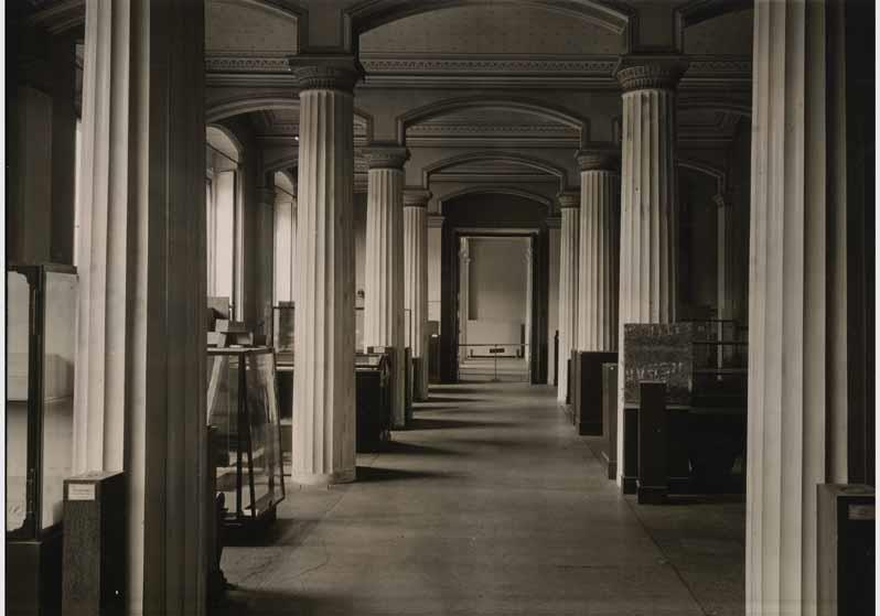 Schutzmaßnahmen im Ethnographischen Saal im Neuen Museum