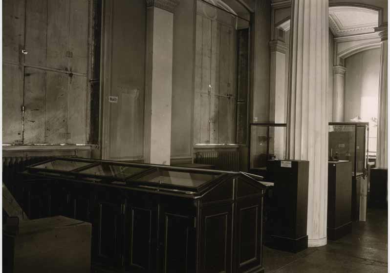 Schutzmaßnahmen im Ethnographischen Saal im Neuen Museum
