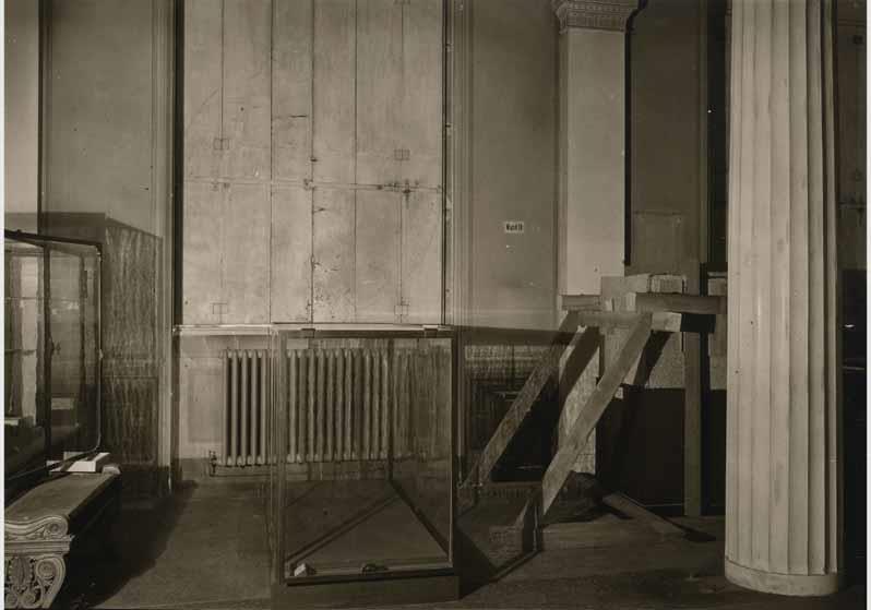 Schutzmaßnahmen im Ethnographischen Saal im Neuen Museum