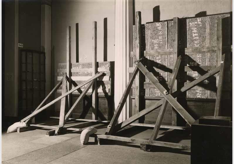 Schutzmaßnahmen im Ethnographischen Saal im Neuen Museum