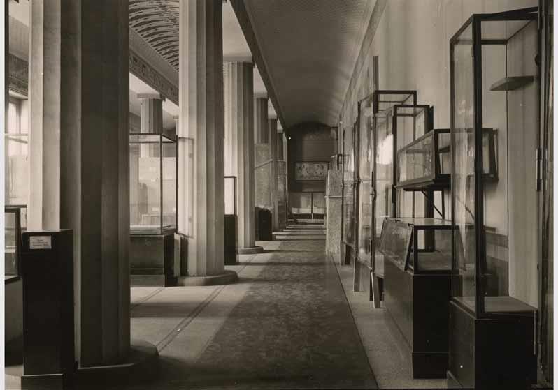 Schutzmaßnahmen im Historischen Saal im Neuen Museum