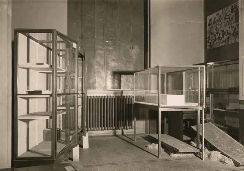 Schutzmaßnahmen im Historischen Saal im Neuen Museum