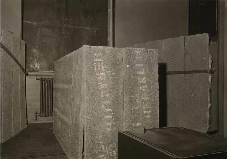 Schutzmaßnahmen im Historischen Saal im Neuen Museum
