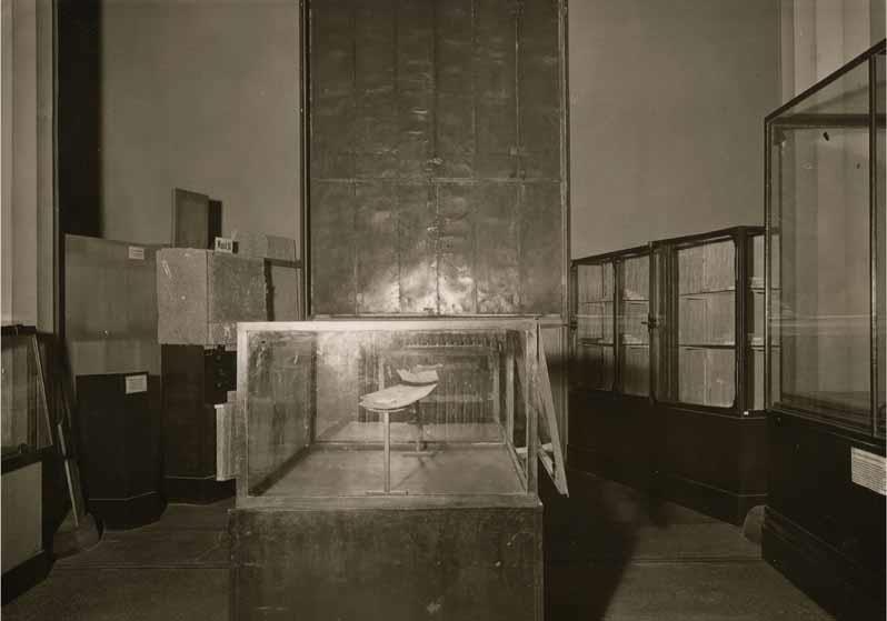 Schutzmaßnahmen im Historischen Saal im Neuen Museum