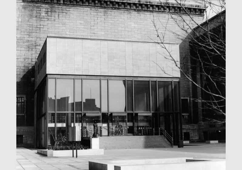 Blick auf das Eingangsgebäude des Pergamonmuseums