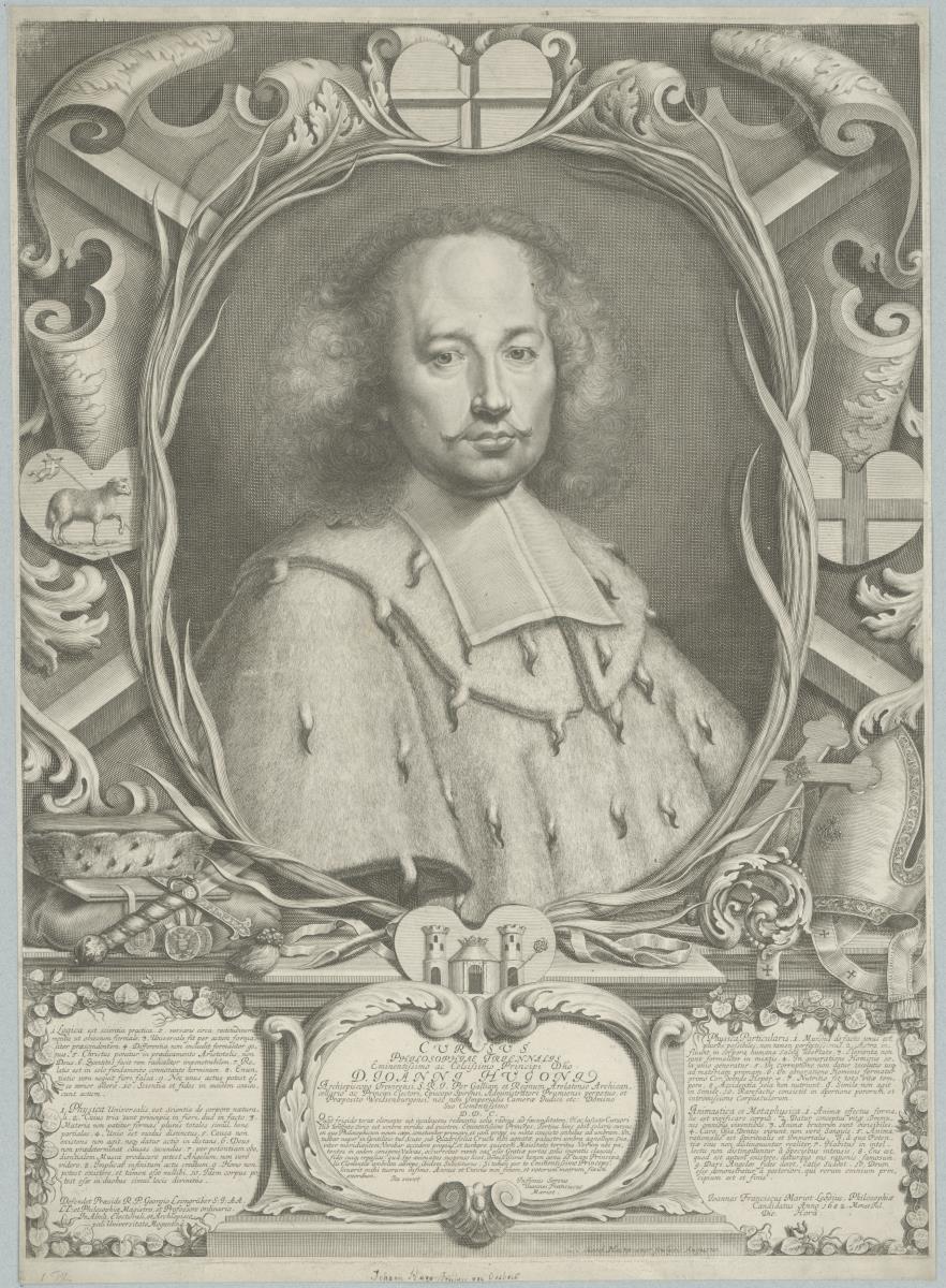 Porträt des Johann Hugo von Orsbeck, Kurfürst und Erzbischof  von Trier