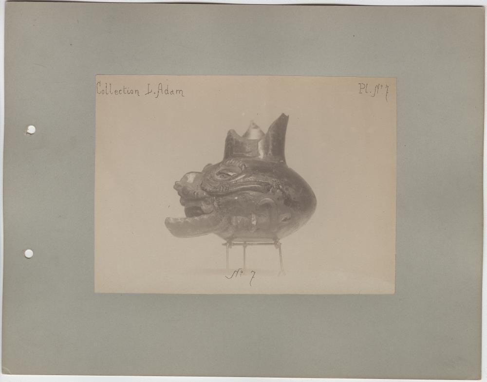 "Altertümer aus San Salvador. Collection L. Adam."