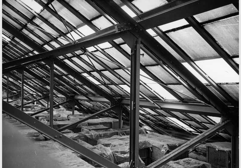 Blick in den Dachstuhl des Pergamonmuseums