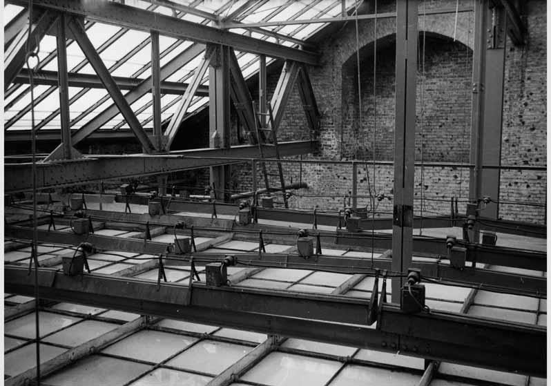 Blick in den Dachstuhl des Pergamonmuseums