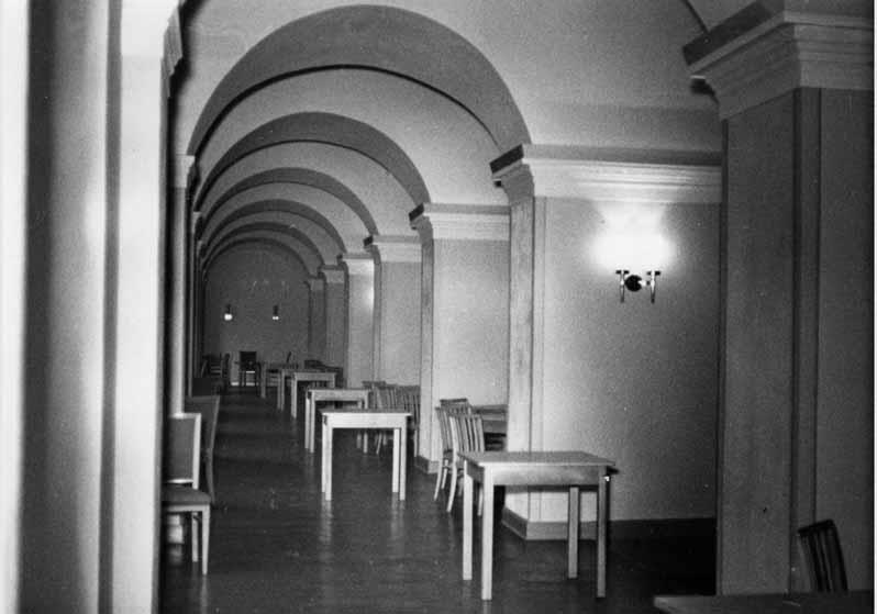 Blick in den Speisesaal des Pergamonmuseums