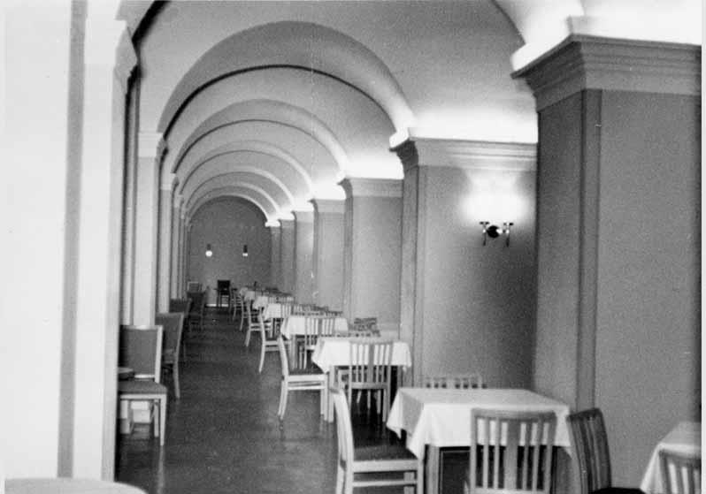 Blick in den Speisesaal des Pergamonmuseums