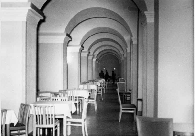 Blick in den Speisesaal des Pergamonmuseums