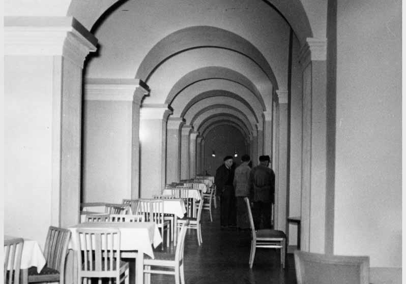 Blick in den Speisesaal des Pergamonmuseums