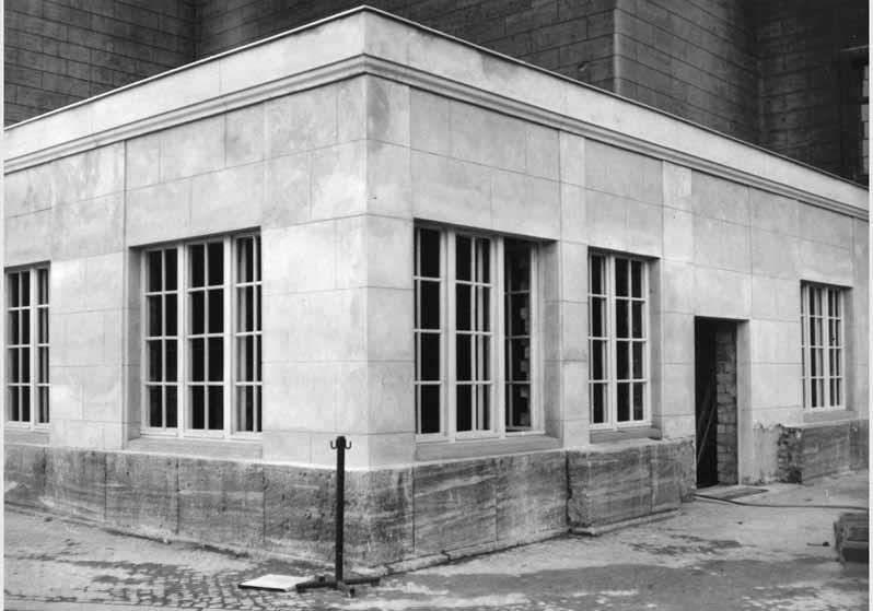 Bau der Handwerkerunterkunft am Pergamonmuseum