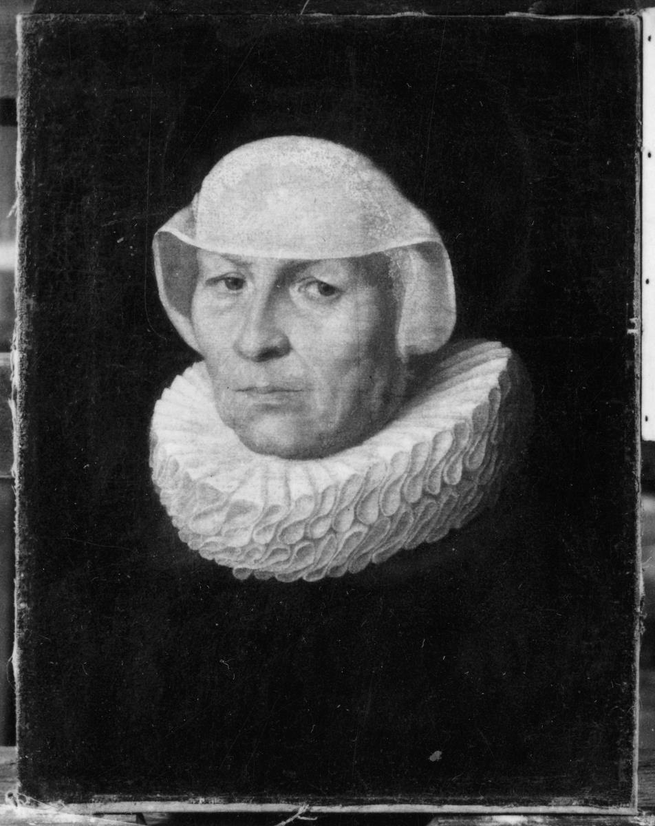 Porträt einer Frau mit Haube und Kröse