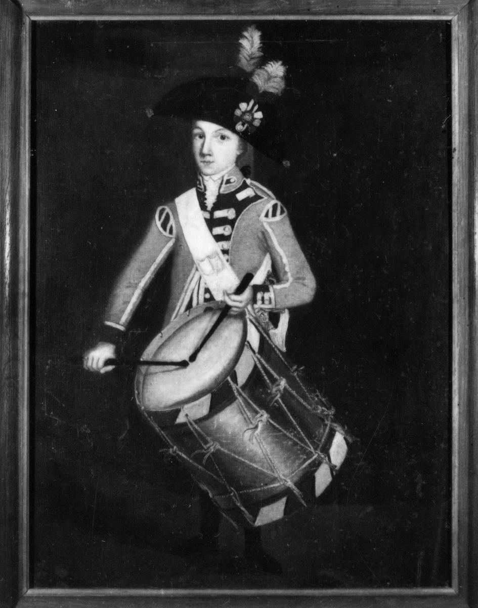 Porträt  eines jungen Trommelschlägers der Infanterie in Livree