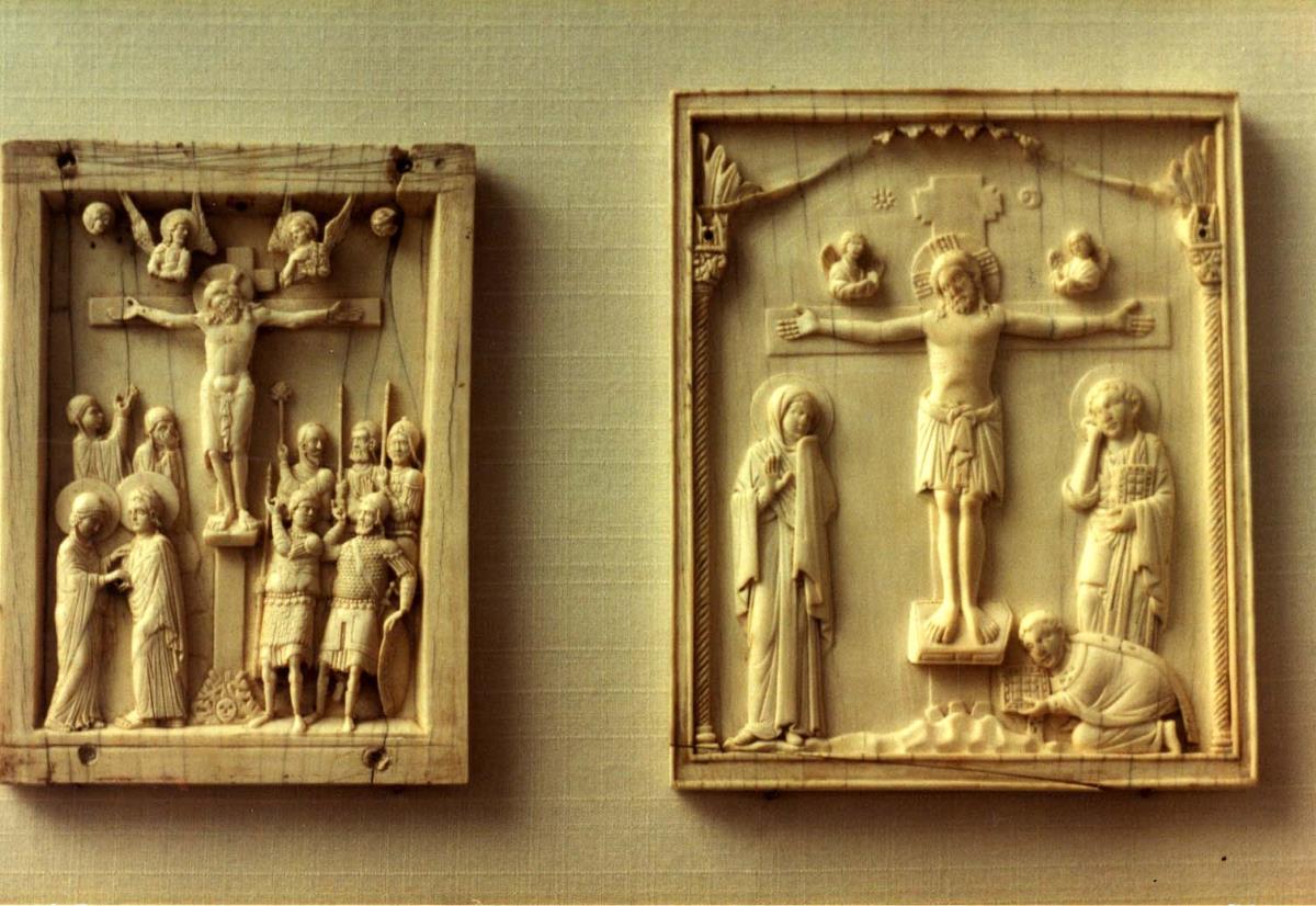 Blick in die Ausstellung der Skulpturensammlung und der Frühchristlich-Byzantinischen Sammlung im Museum Dahlem