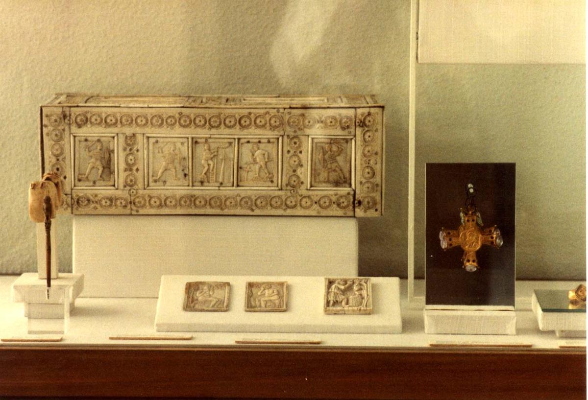 Blick in die Ausstellung der Skulpturensammlung und der Frühchristlich-Byzantinischen Sammlung im Museum Dahlem
