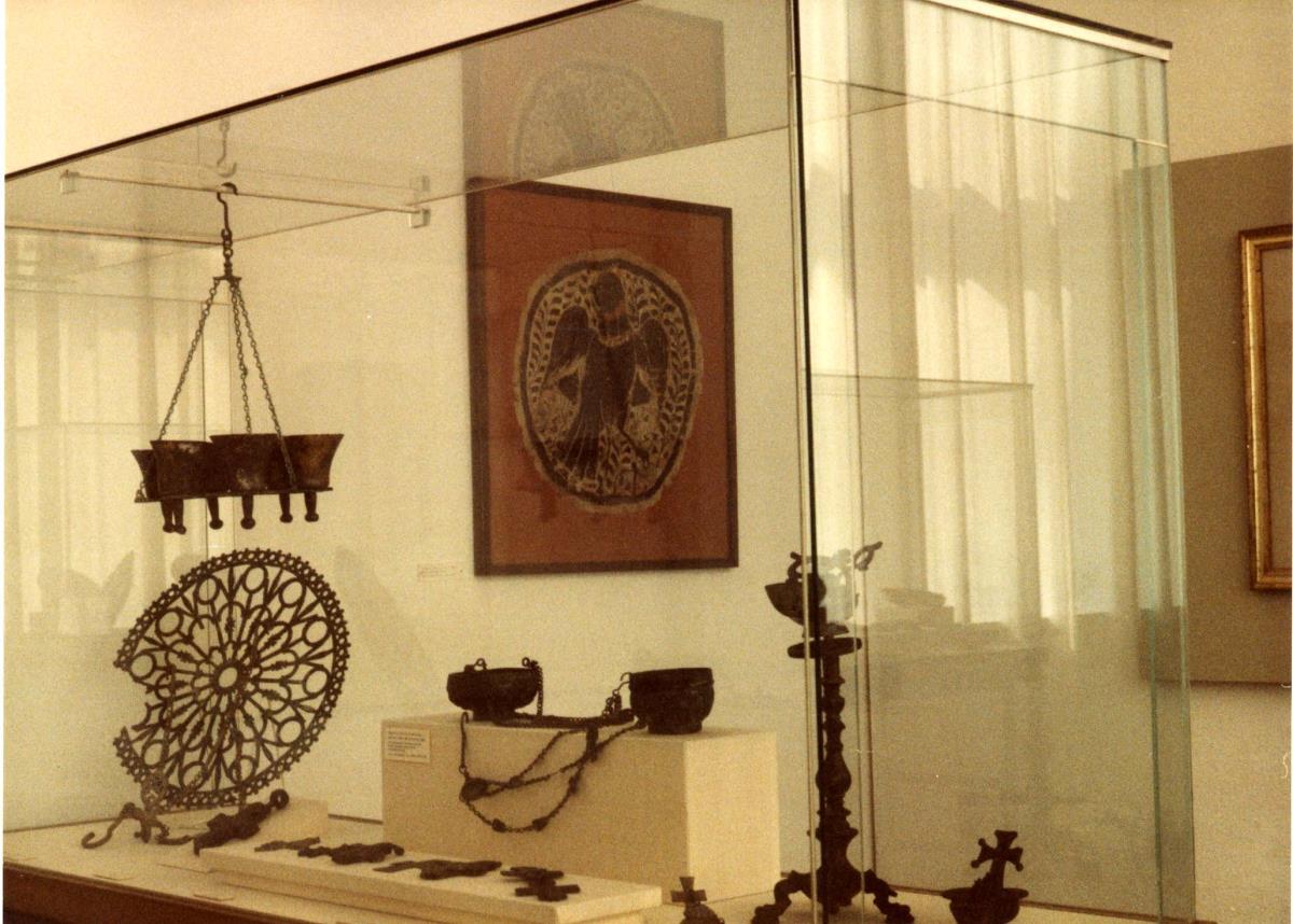 Blick in die Ausstellung der Skulpturensammlung und der Frühchristlich-Byzantinischen Sammlung im Museum Dahlem