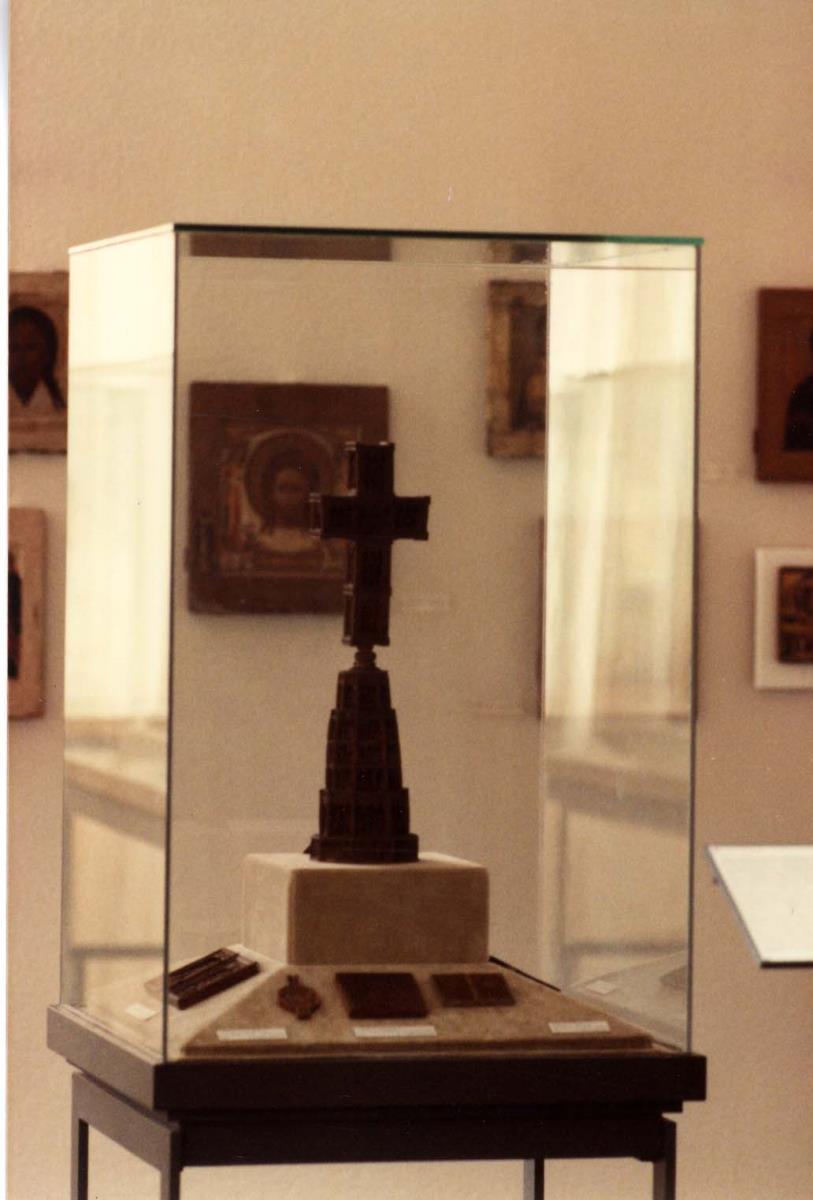 Blick in die Ausstellung der Skulpturensammlung und der Frühchristlich-Byzantinischen Sammlung im Museum Dahlem
