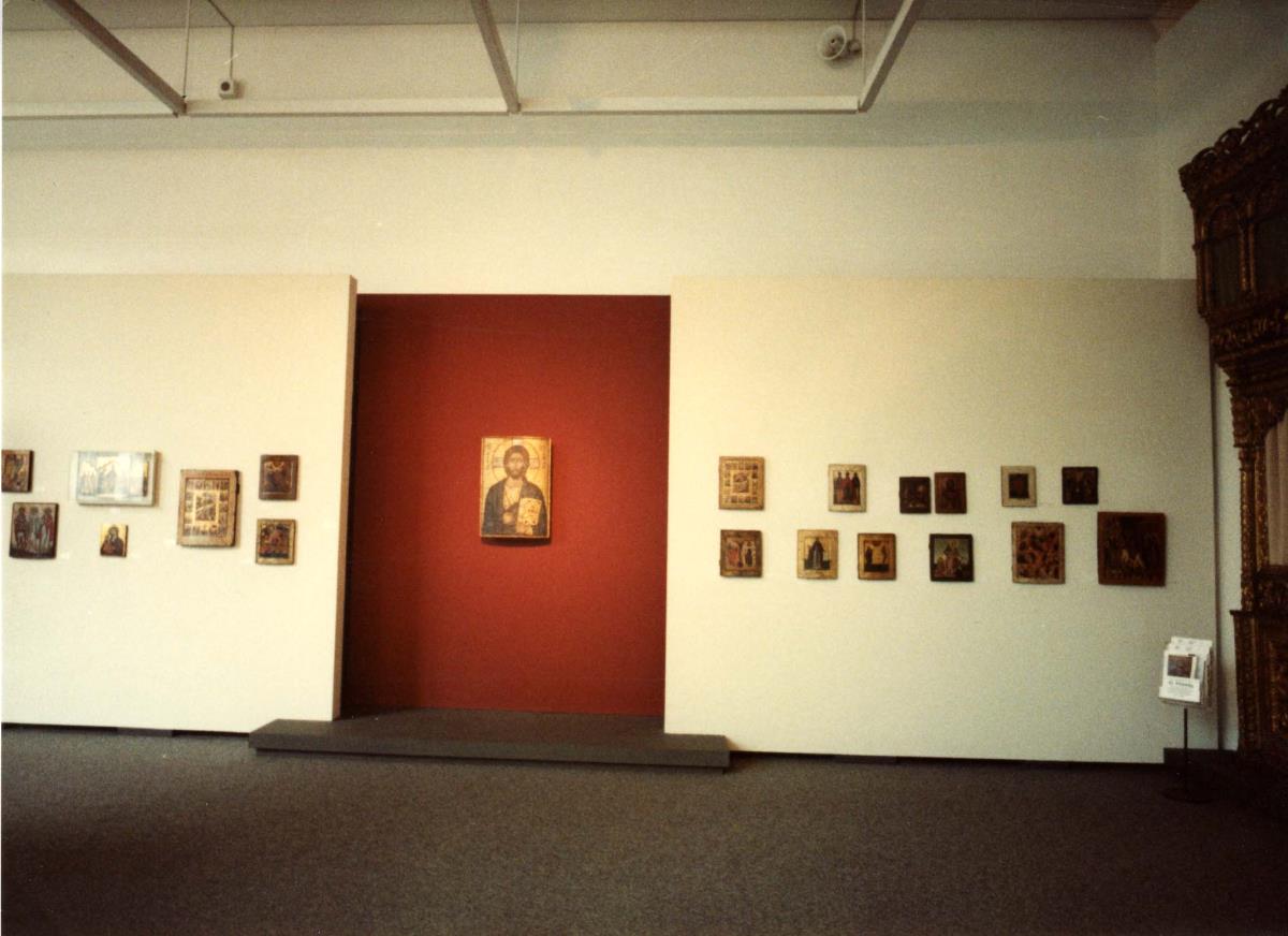 Blick in die Ausstellung der Skulpturensammlung und der Frühchristlich-Byzantinischen Sammlung im Museum Dahlem