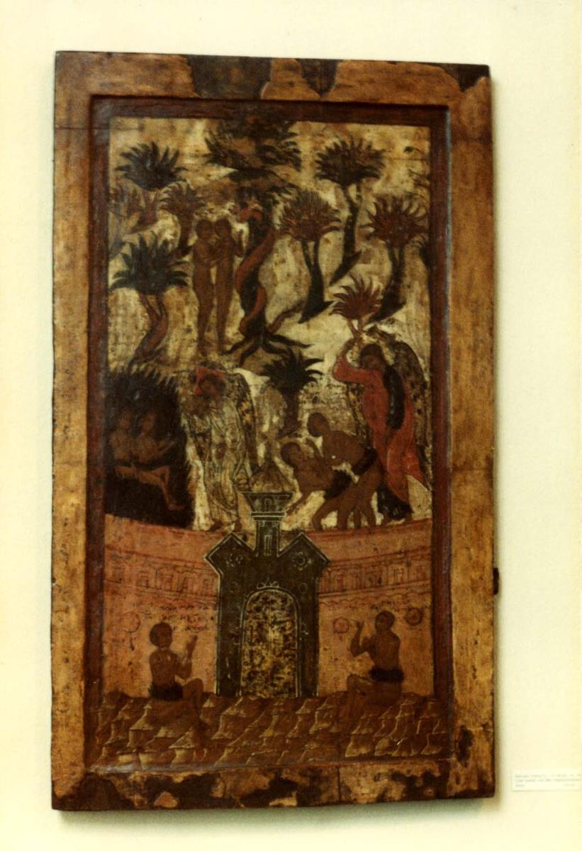 Blick in die Ausstellung der Skulpturensammlung und der Frühchristlich-Byzantinischen Sammlung im Museum Dahlem