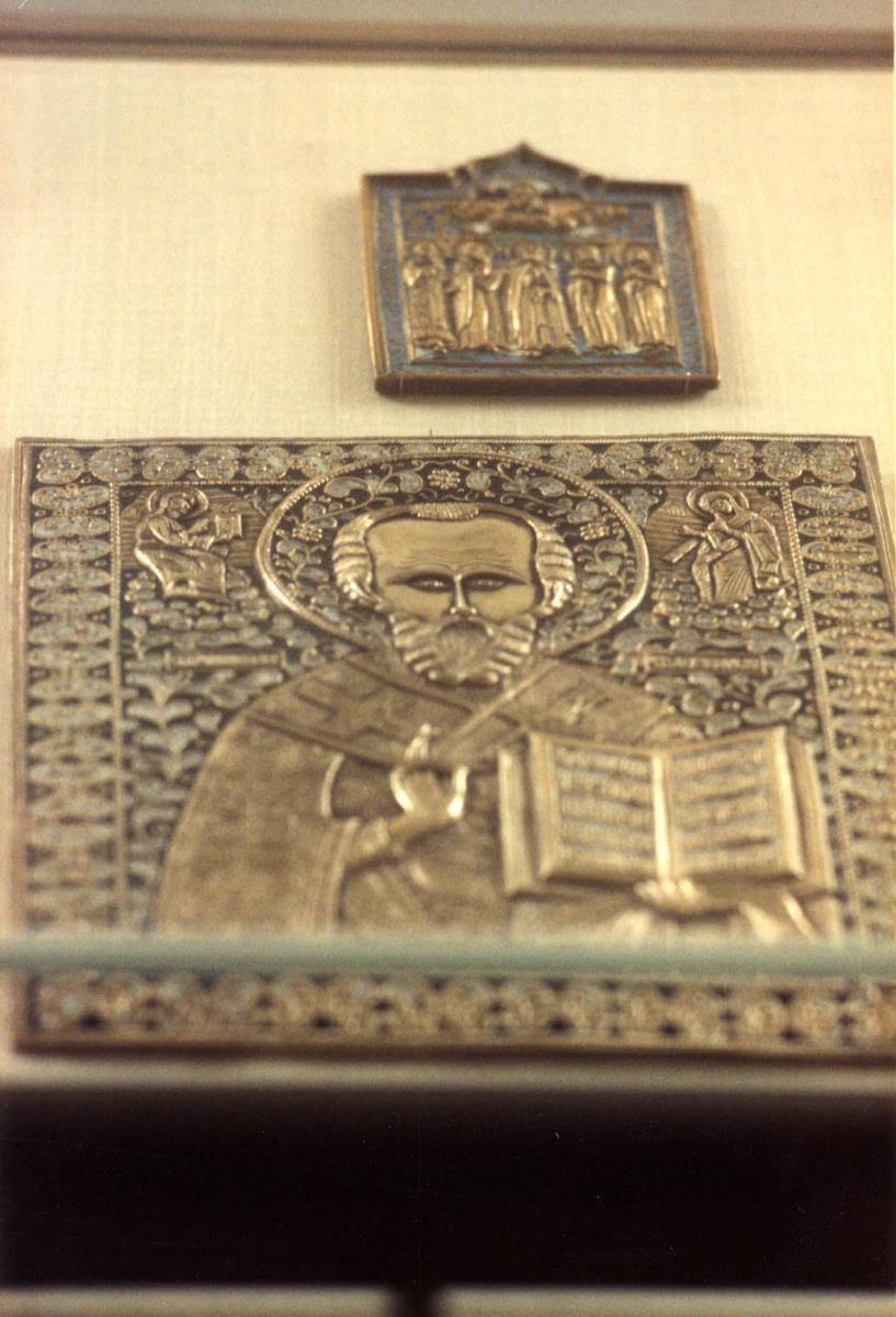 Blick in die Ausstellung der Skulpturensammlung und der Frühchristlich-Byzantinischen Sammlung im Museum Dahlem