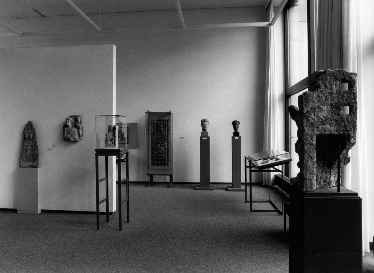 Blick in die Ausstellung der Skulpturensammlung und der Frühchristlich-Byzantinischen Sammlung im Museum Dahlem