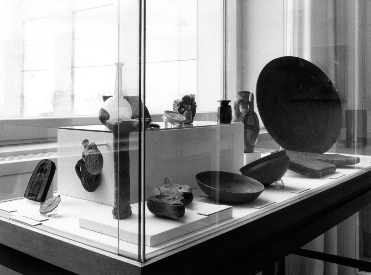 Blick in die Ausstellung der Skulpturensammlung und der Frühchristlich-Byzantinischen Sammlung im Museum Dahlem