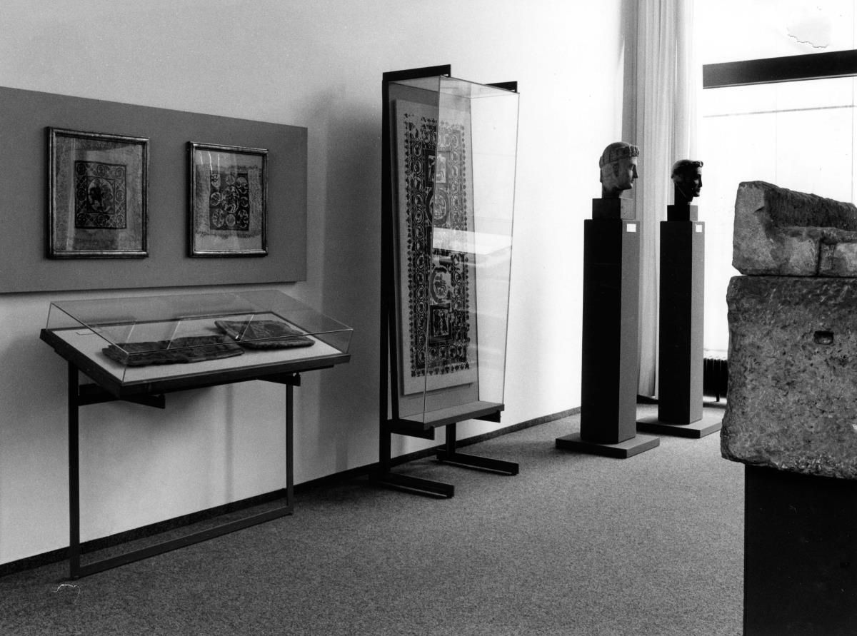 Blick in die Ausstellung der Skulpturensammlung und der Frühchristlich-Byzantinischen Sammlung im Museum Dahlem