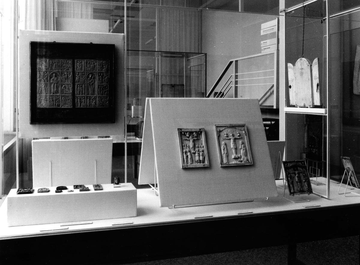 Blick in die Ausstellung der Skulpturensammlung und der Frühchristlich-Byzantinischen Sammlung im Museum Dahlem