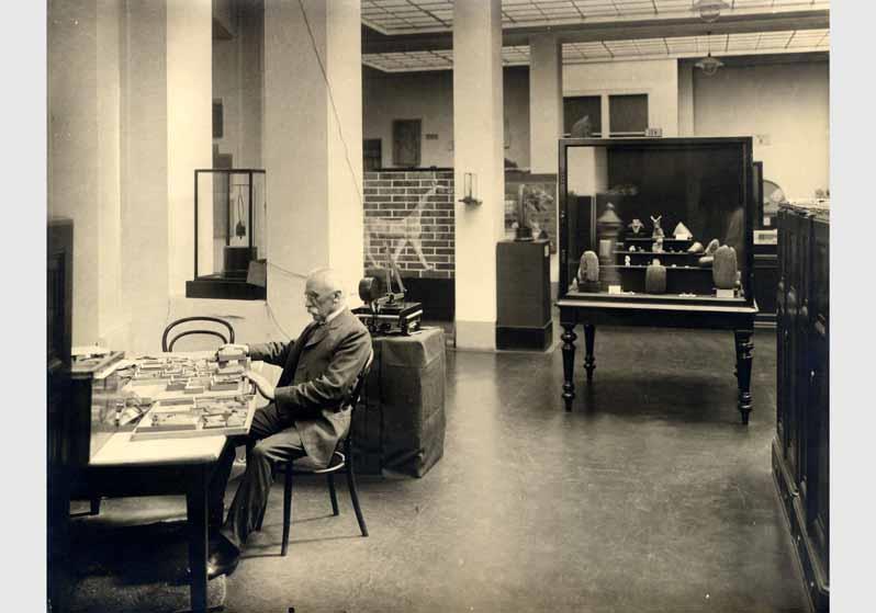 Vorderasiatisches Museums im Kaiser-Friedrich-Museum, Arbeitsraum im Obergeschoss