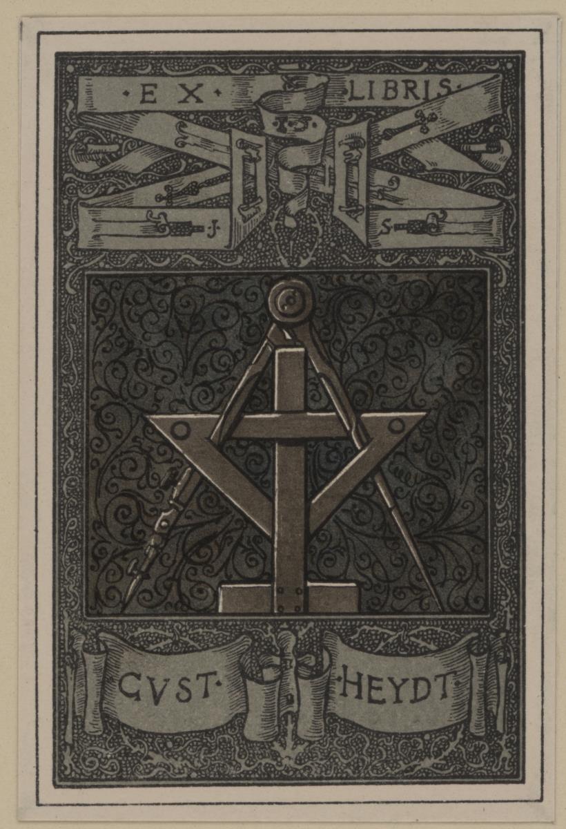 Ex libris Gustav Heydt