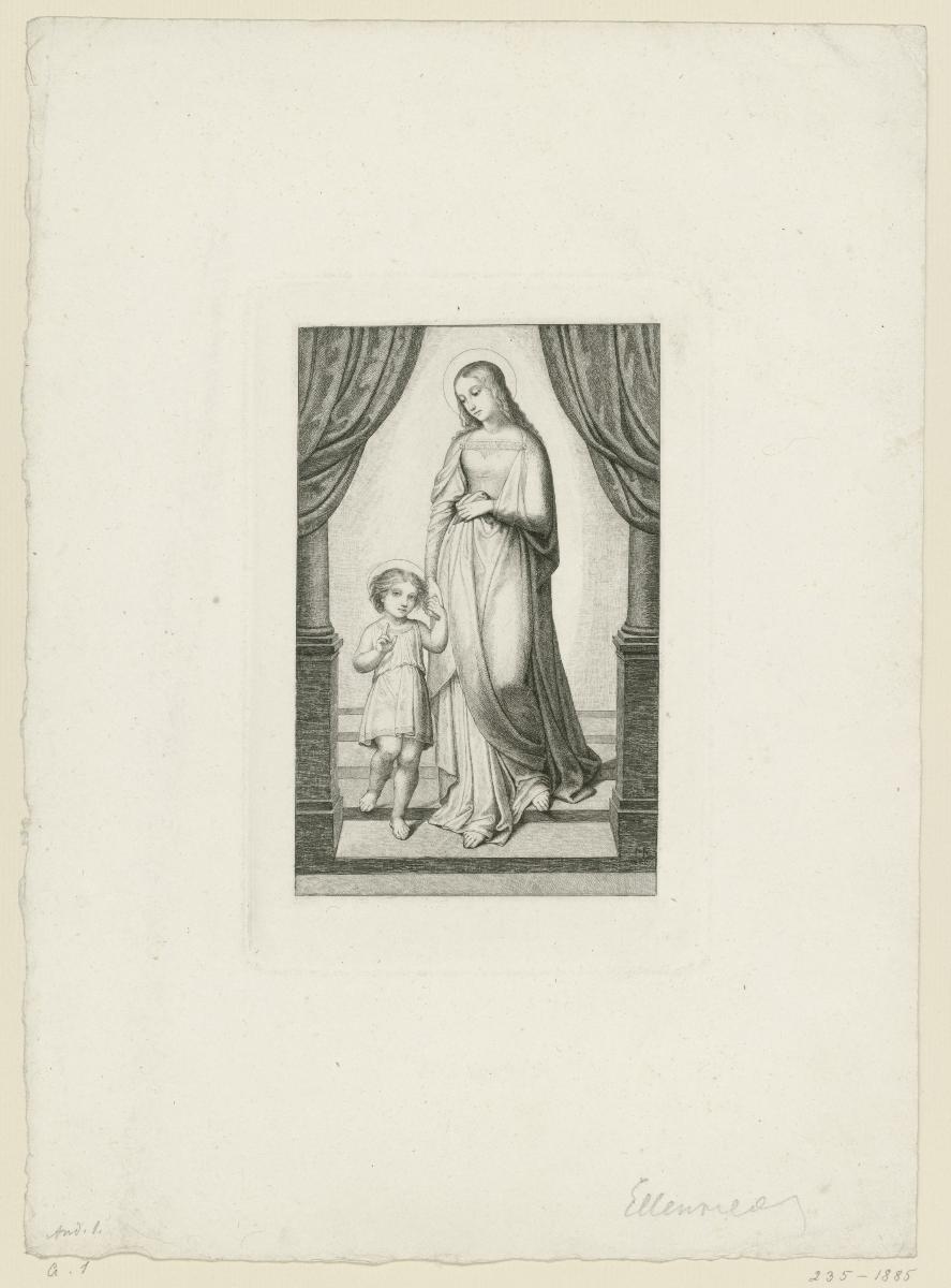 Maria mit dem Jesusknaben an der Hand