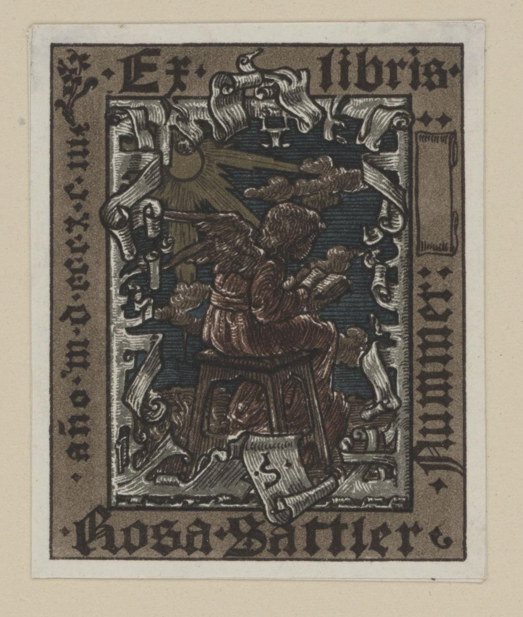 Ex libris Rosa Sattler