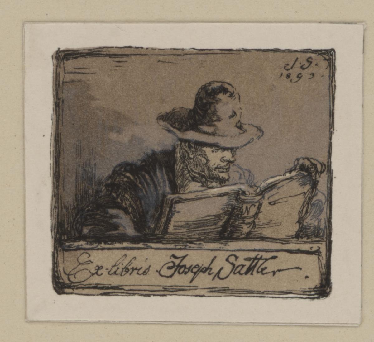 Ex libris Josef Sattler