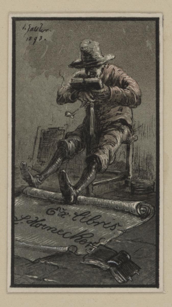 Ex libris L. Hornecker