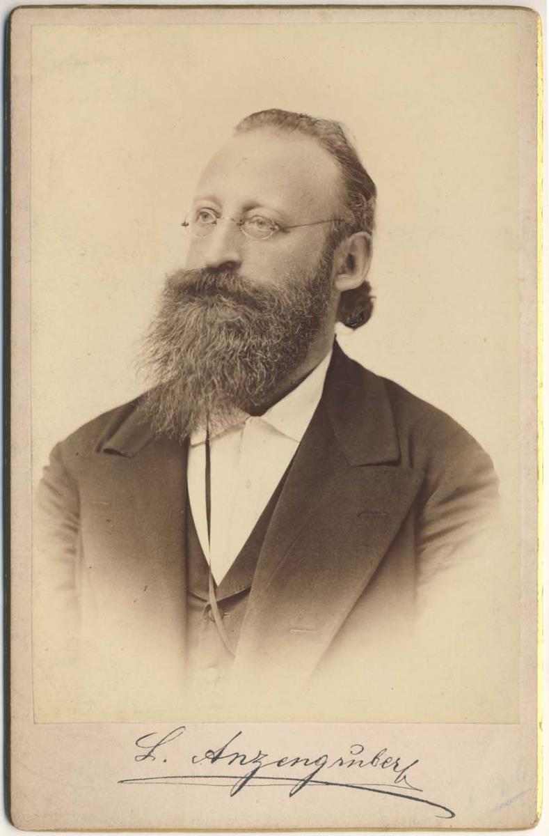 Porträt des Ludwig Anzengruber