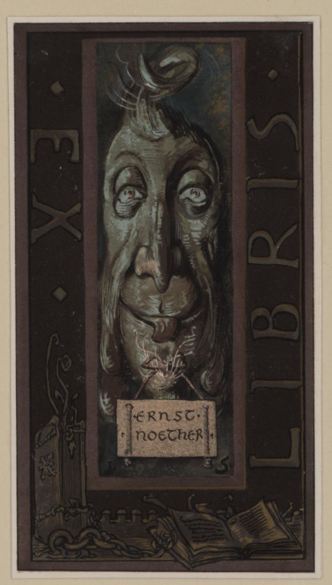 Ex libris Ernst Noether