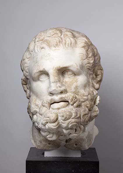 Kolossaler Kopf des Herakles