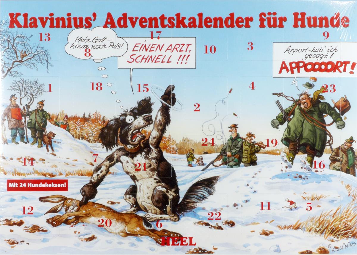 Klavinius´ Adventskalender für Hunde.