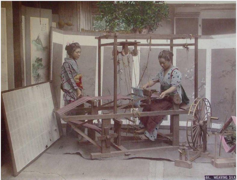 Weaving Silk