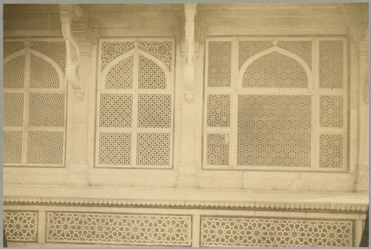 Fatehpur Sikri, Grabmal des Scheich Selim Chisti, Marmorfenster