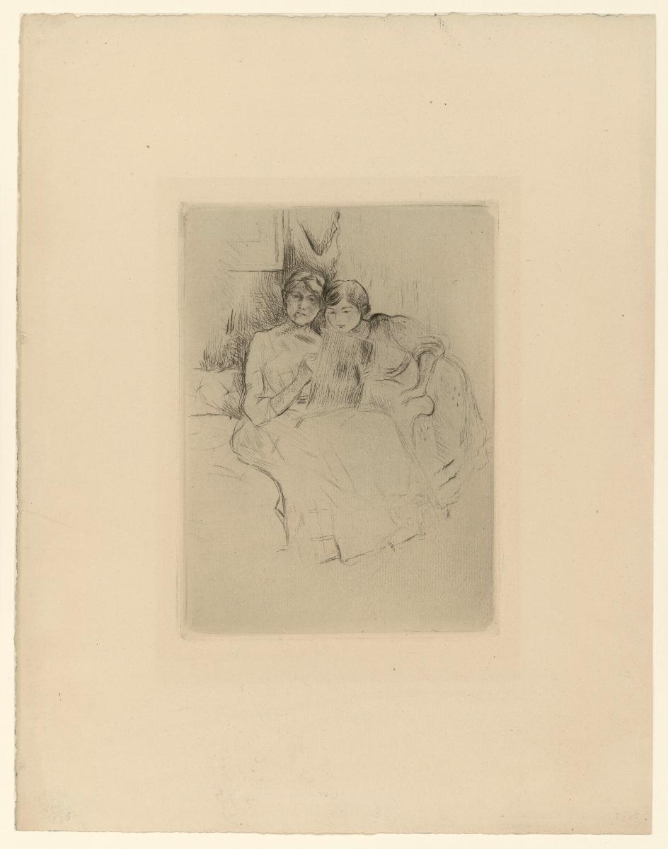 La Leçon de dessin. Berthe Morisot et sa fille