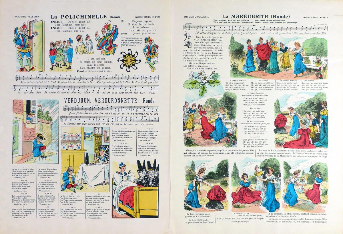 La Polichinelle. Nr. 3121. La Marguerite. Nr. 3117.