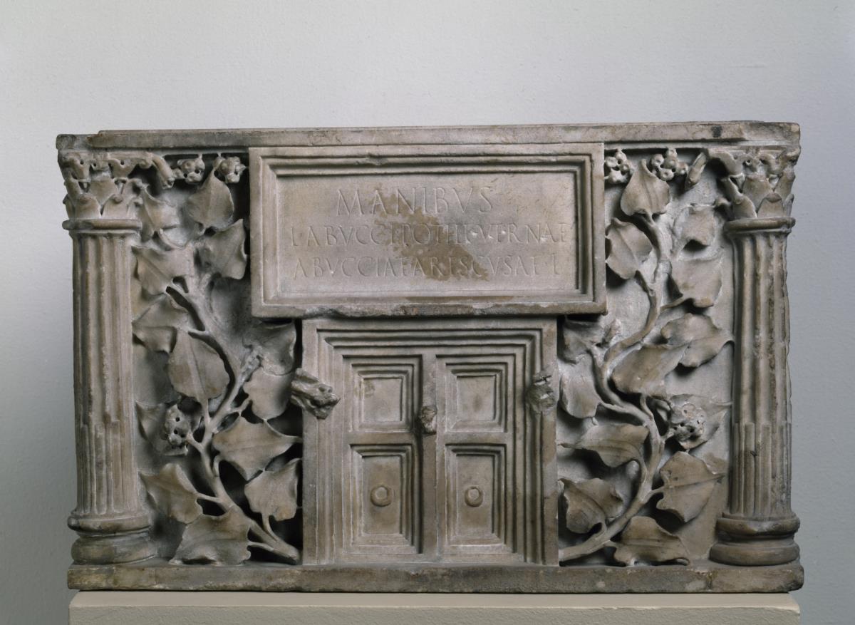 Aschenkiste für Lucius Abuccius Pothus und seine Frau