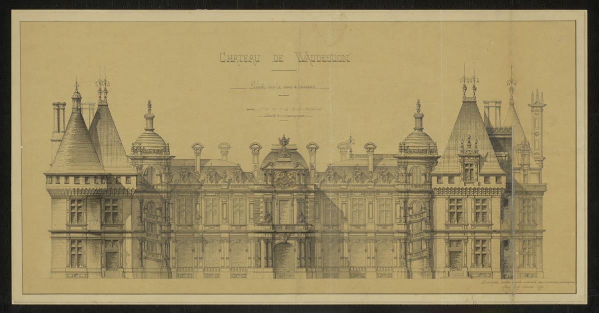 "Chateau de Waddesdon" - Waddesdon Manor, Buckinghamshire, England. Hoffront