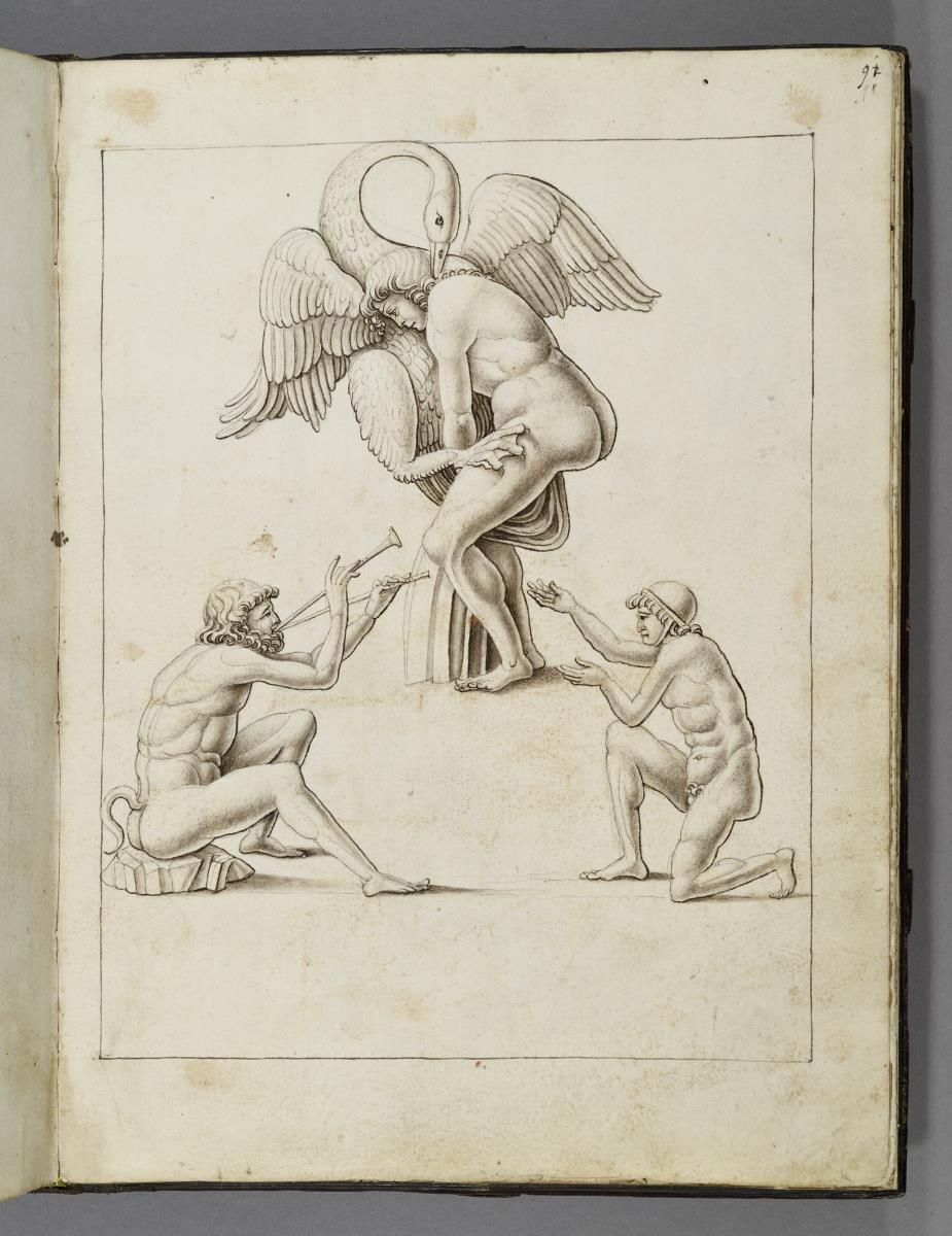 Codex Mantegna, Leda mit dem Schwan