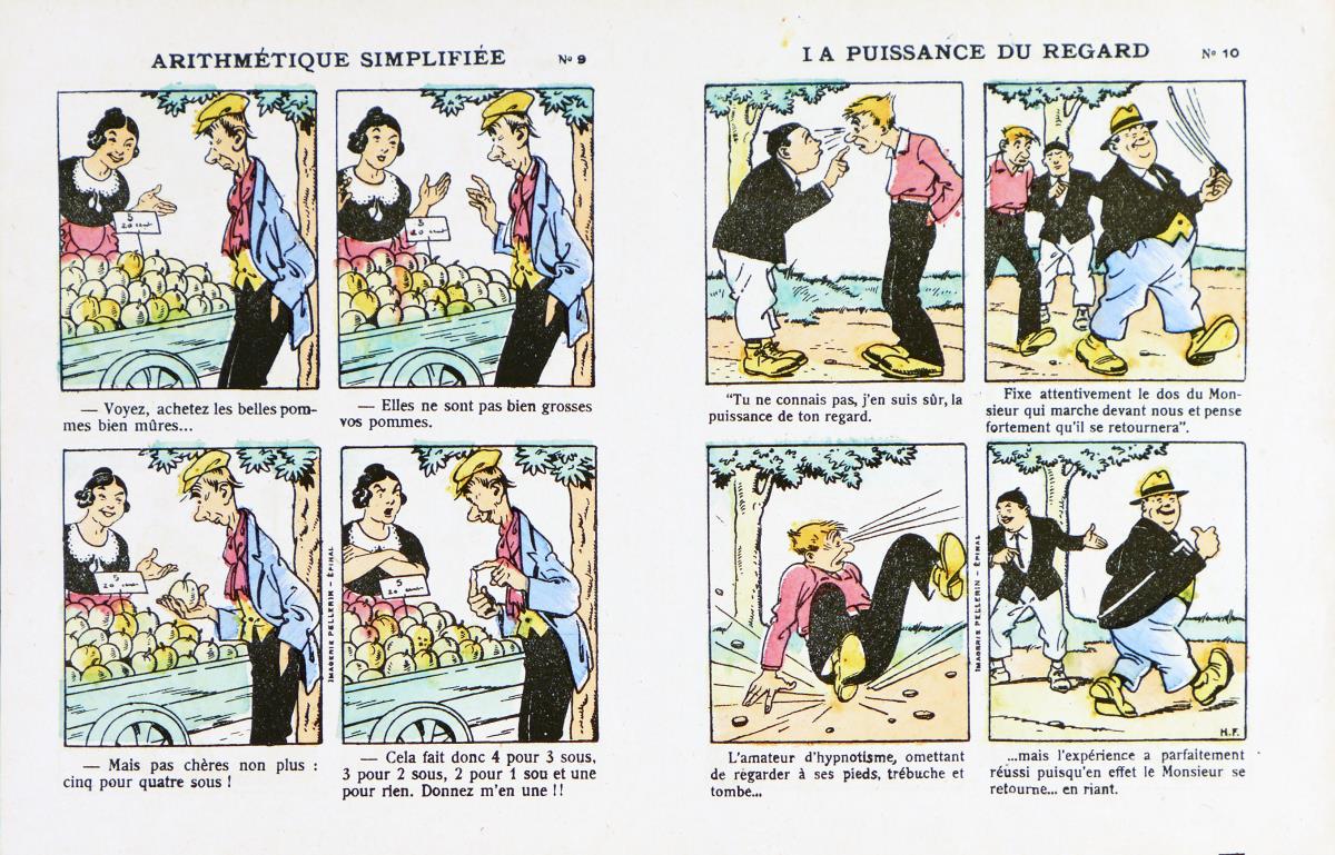 Arithmétique simplifiée. Nr.9. I A puissance du regard. Nr.10.
